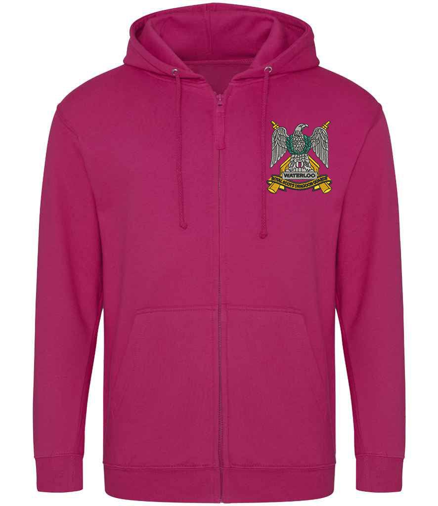 Royal Scots Dragoon Guards Zipped Hoodie,Royal scots Dragoon Guards Hoodie Royal Blue