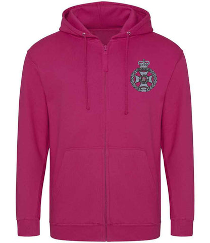 Royal Green Jackets Clothing,Royal Green Jackets Merchandise, Royal Green Jackets Veterans Clothing,Royal Green Jackets Zipped Hoodie Black