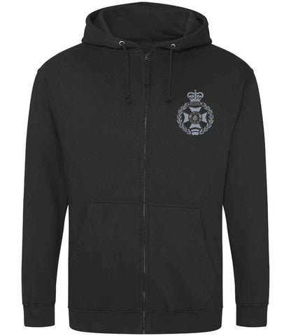 Royal Green Jackets Clothing,Royal Green Jackets Merchandise, Royal Green Jackets Veterans Clothing,Royal Green Jackets Zipped Hoodie Royal Blue