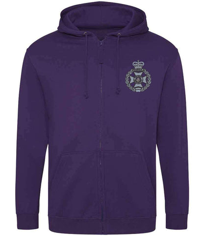 Royal Green Jackets Clothing,Royal Green Jackets Merchandise, Royal Green Jackets Veterans Clothing,Royal Green Jackets Zipped Hoodie Red