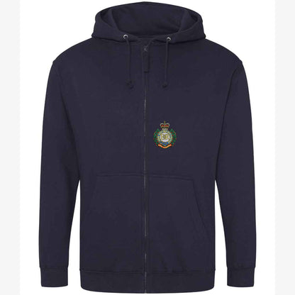 Royal Engineers Zipped Hoodie Embroidered Logo Premium Weight(310gsm)