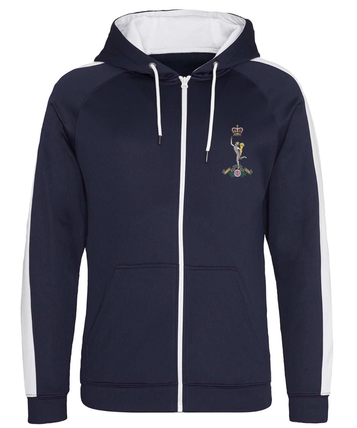 Royal Signals Clothing Royal Signals Sports Polyester Hoodie Black/Red S