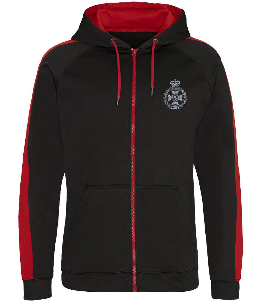 Royal Green Jackets Clothing,Royal Green Jackets Merchandise, Royal Green Jackets Veterans Clothing,Royal Green Jackets Polyester Sports Zoodie Navy/White
