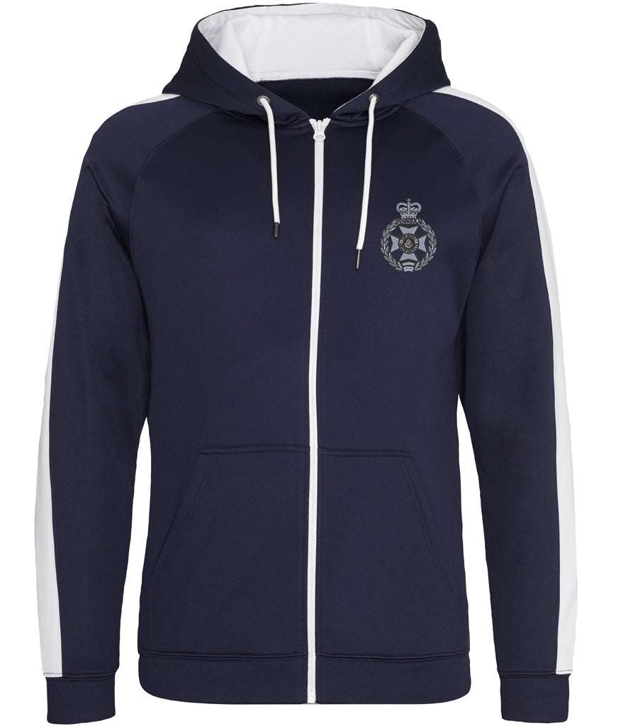 Royal Green Jackets Clothing,Royal Green Jackets Merchandise, Royal Green Jackets Veterans Clothing,Royal Green Jackets Polyester Sports Zoodie Black/White