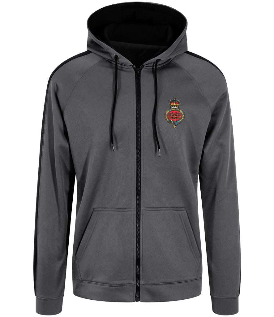 Grenadier Guards Polyester Sports Zoodie with badge on chest, soft 100% polyester fabric, MOD licensed.