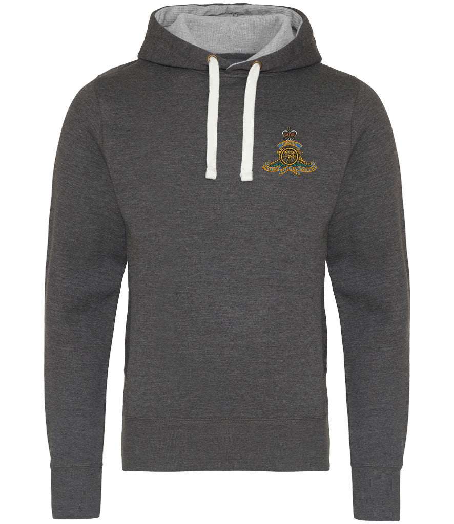 Royal Artillery  Clothing,Royal Artillery  Merchandise, Royal Artillery  Veterans Clothing,Royal Artillery Chunky Hoodie Grey