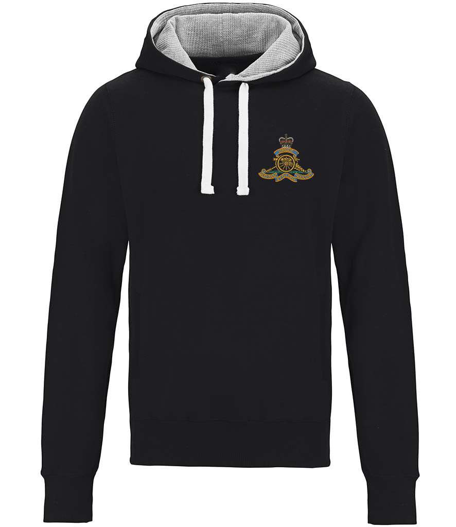 Royal Artillery  Clothing,Royal Artillery  Merchandise, Royal Artillery  Veterans Clothing,Royal Artillery Chunky Hoodie Navy