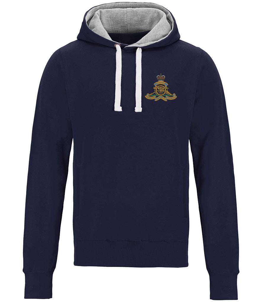 Royal Artillery  Clothing,Royal Artillery  Merchandise, Royal Artillery  Veterans Clothing,Royal Artillery Chunky Hoodie Black