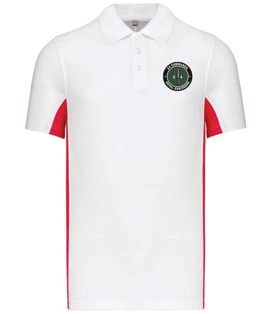 24 Commando Engineer Regiment  Bi Colour Polo Shirt
