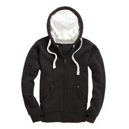 Queens Regiment Ultra Premium Embroidered Contrast Zipped Hoodie