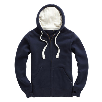 Queens Regiment Ultra Premium Embroidered Contrast Zipped Hoodie