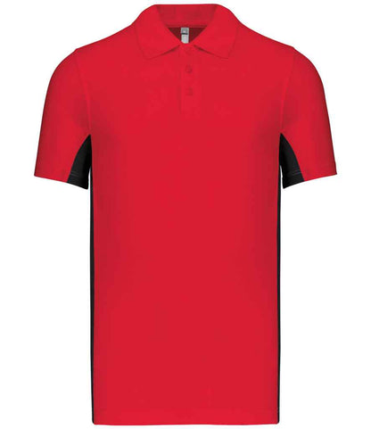 Army Air Corps Spyro Team Spirit Polo Shirt - Red Black