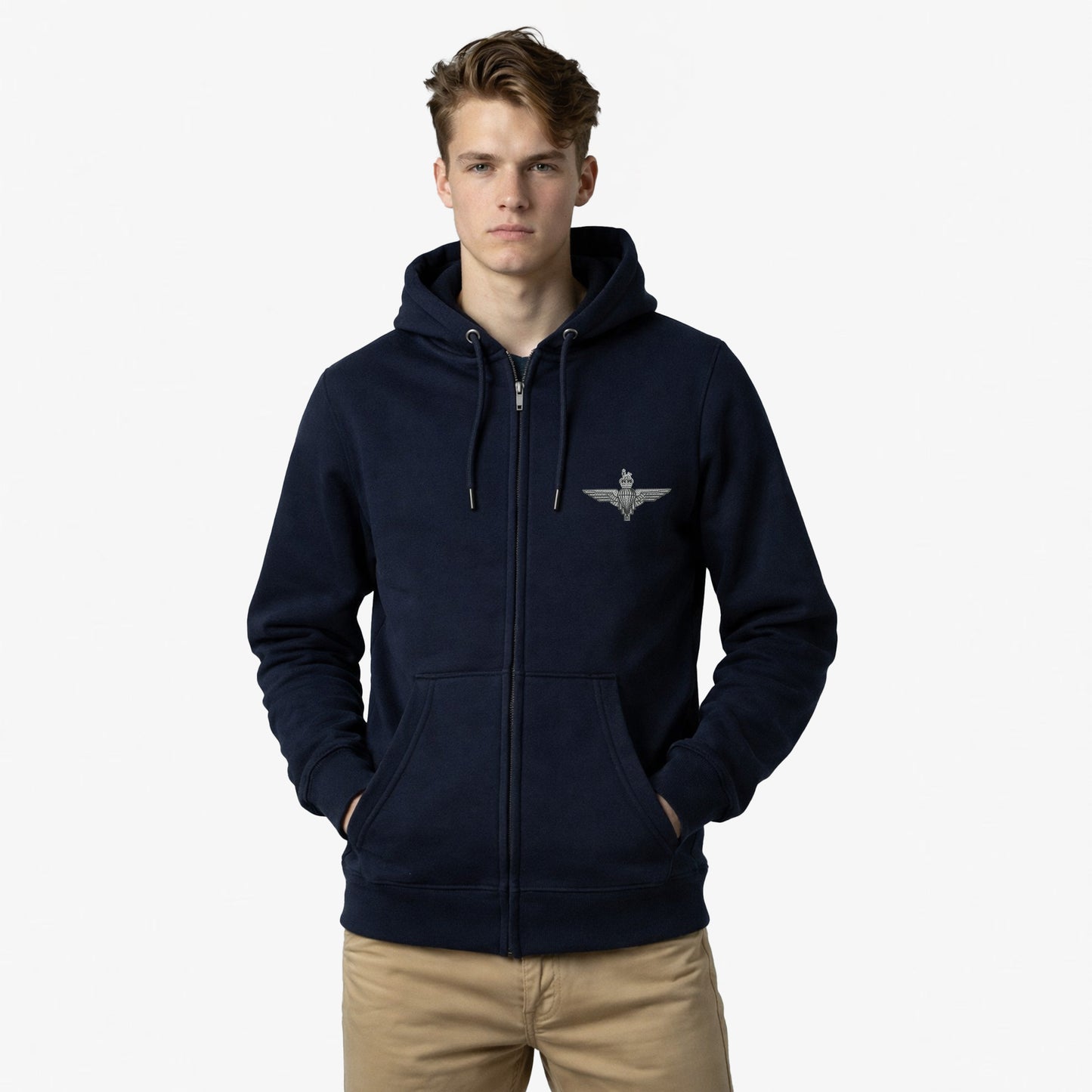 The Parachute Regiment Ultra Premium Embroidered Zipped Hoodie
