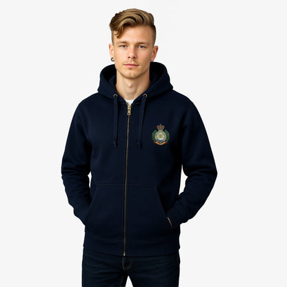 Royal Engineers Zipped Hoodie Embroidered Logo Premium Weight(310gsm)