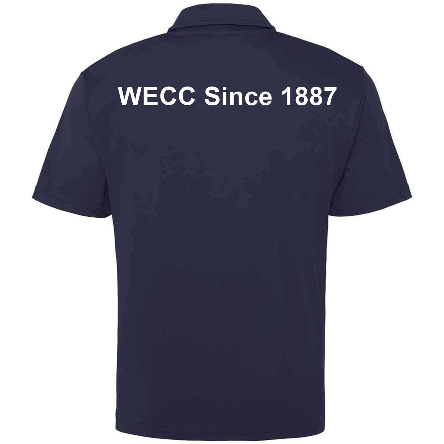 Worthing Excelsior Cycling Club Embroidered Wicking Material Polo Shirt Royal Blue M