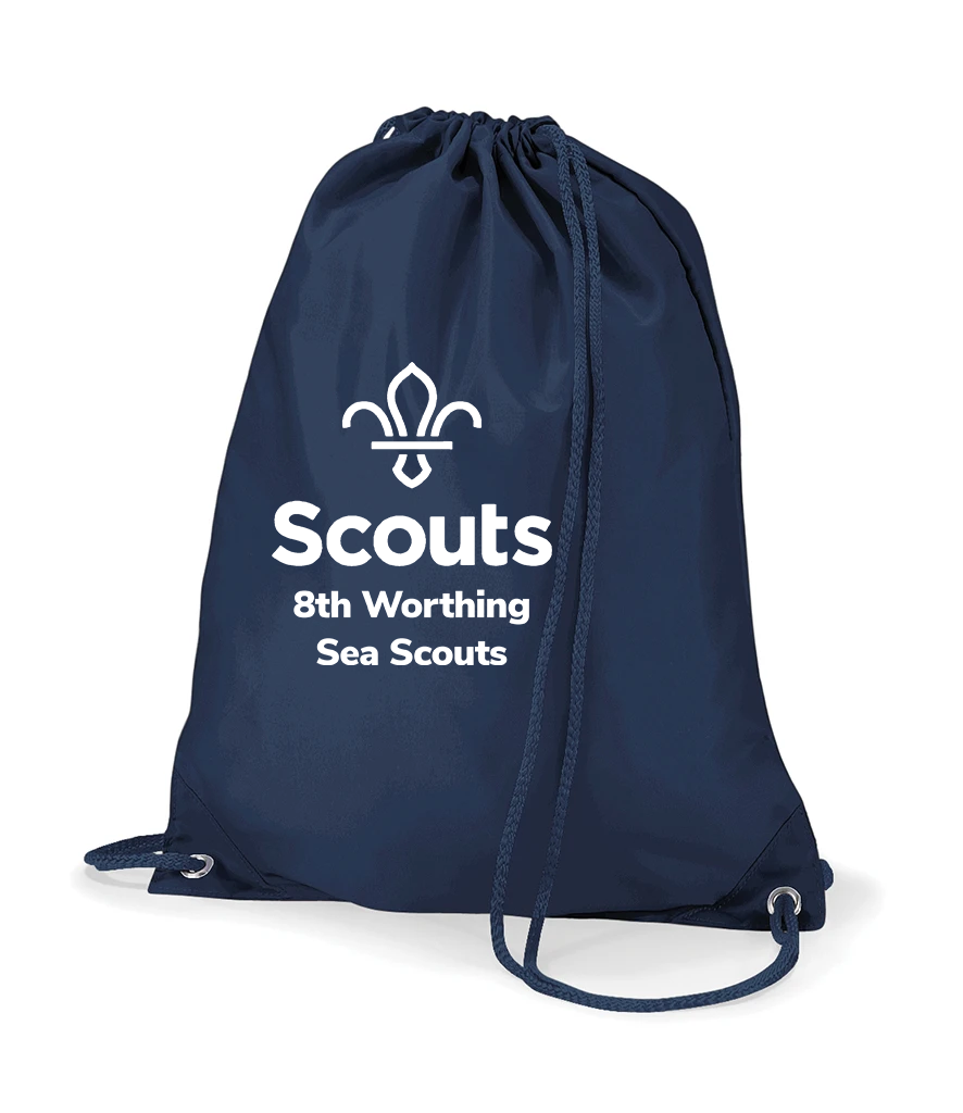 8th Worthing Sea Scouts Draw String Bag