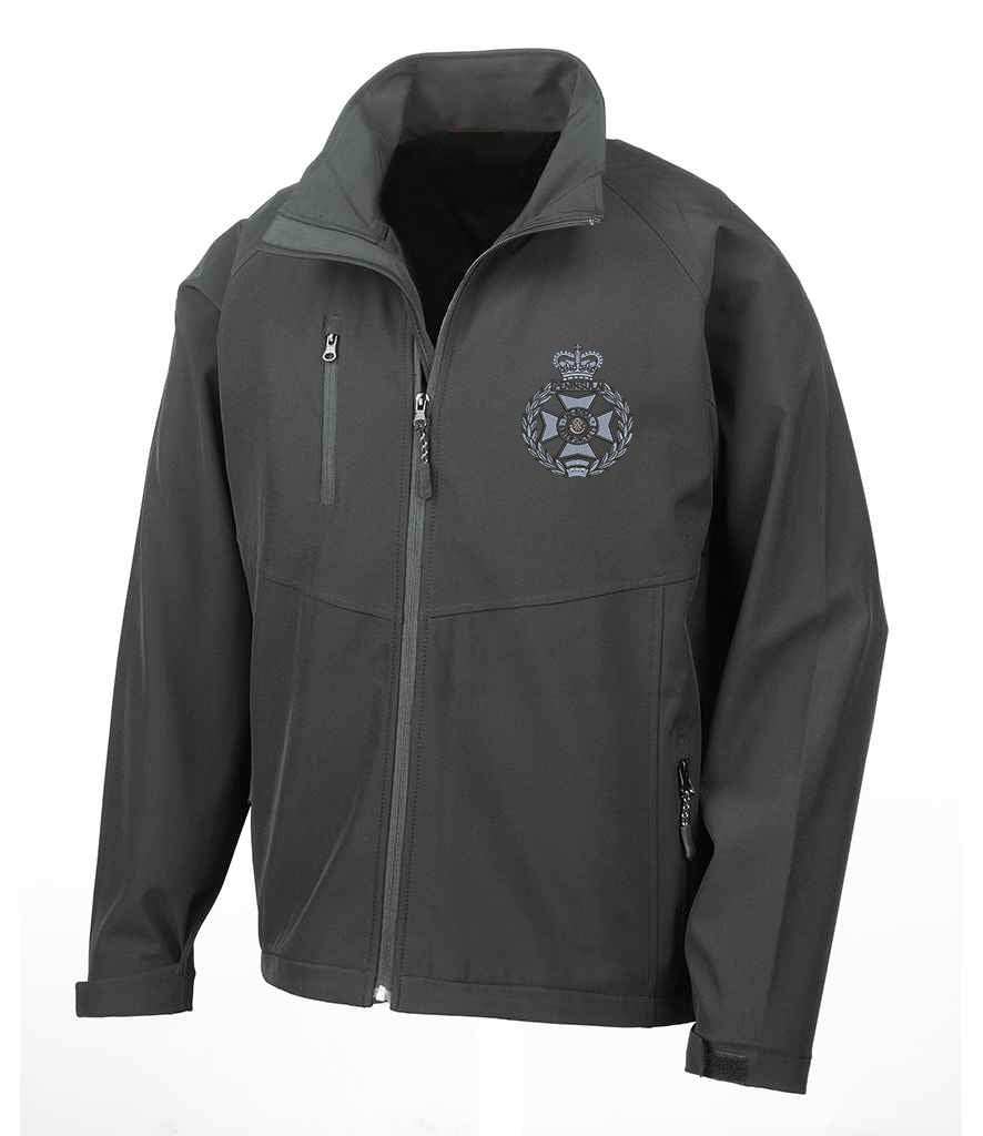 Royal Green Jackets Clothing,Royal Green Jackets Merchandise, Royal Green Jackets Veterans Clothing,Royal Green Jackets Soft Shell Jacket Navy