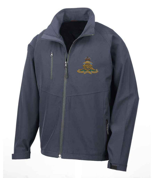 Royal Artillery  Clothing,Royal Artillery  Merchandise, Royal Artillery  Veterans Clothing,Royal Artillery Soft Shell Jacket Navy