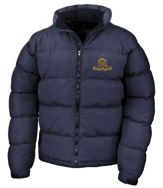 Royal Artillery  Clothing,Royal Artillery  Merchandise, Royal Artillery  Veterans Clothing,Royal Artillery Down Feel Jacket Navy