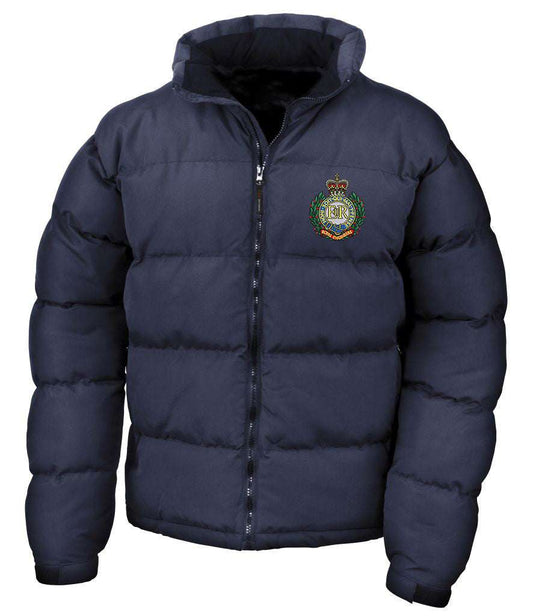 Royal Engineers Clothing,Royal Engineers Merchandise, Royal Engineers Veterans Clothing,Royal Engineers  Down Feel Jacket Navy
