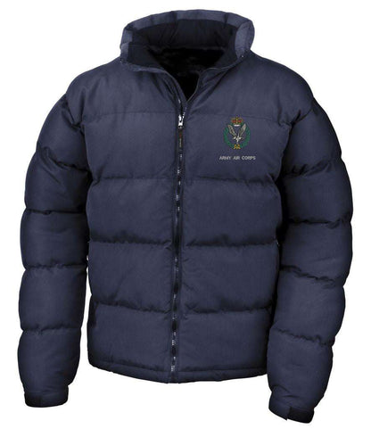 Army Air Corps Down Feel Jacket-Navy