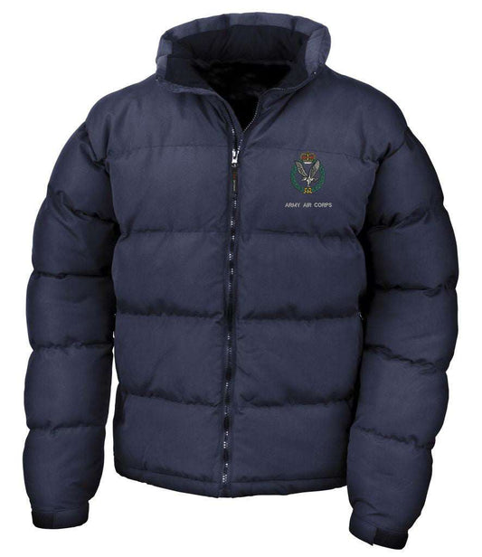 Army Air Corps Clothing,Army Air Corps Merchandise, Army Air Corps Veterans Clothing,Army Air Corps Down Feel Jacket Navy
