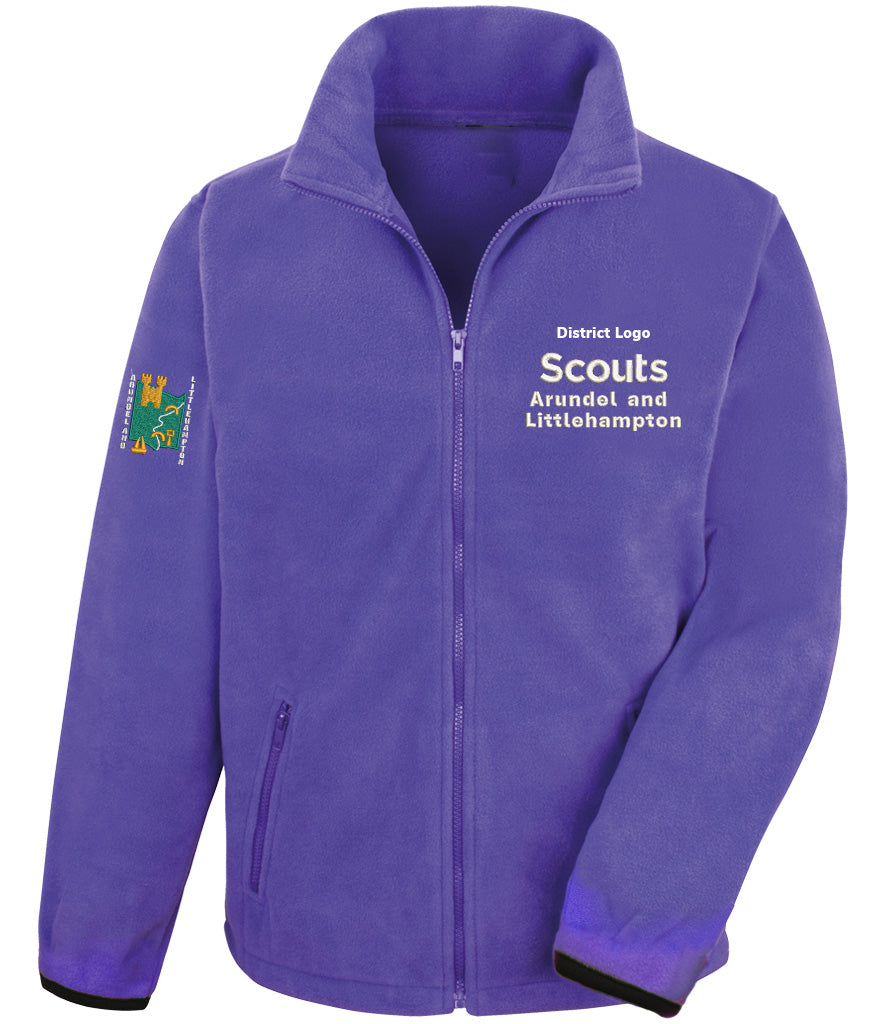 Arundel & Littlehampton Scouts Embroidered Fleece Jacket
