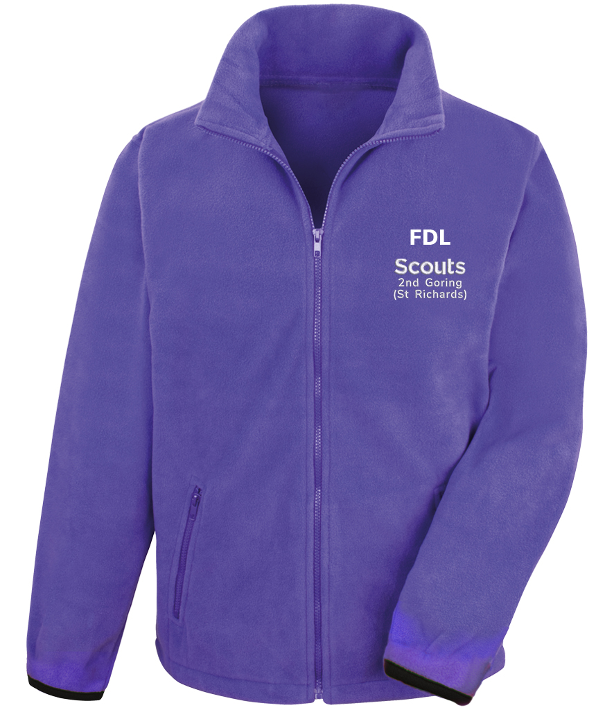 2nd Goring Leaders Embroidered Fleece Jacket