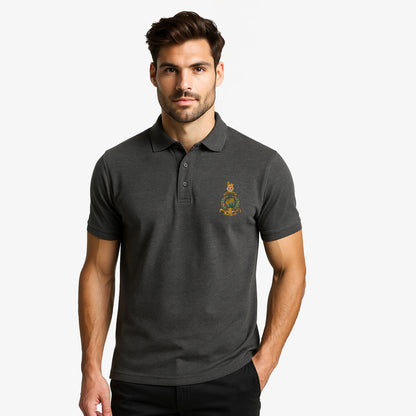 Royal Marines Polo Shirt Charcoal
