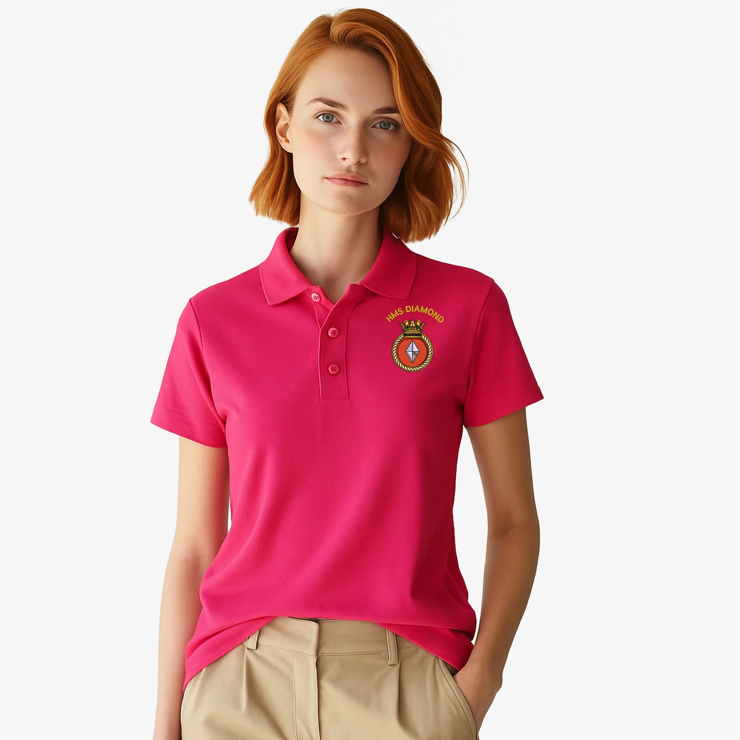 26 Armoured Engineer regiment Polo Shirt Pink