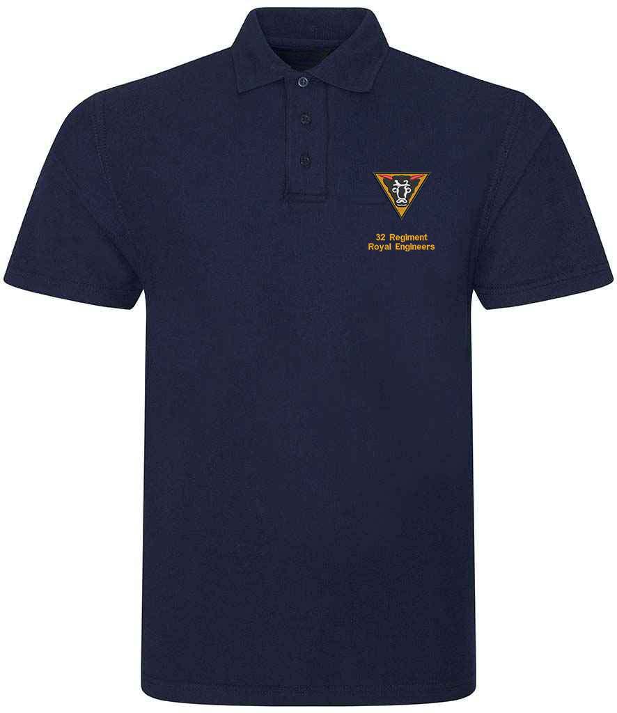 Royal Engineers Clothing 32 Regiment Royal Engineers Polo Shirt Khaki S