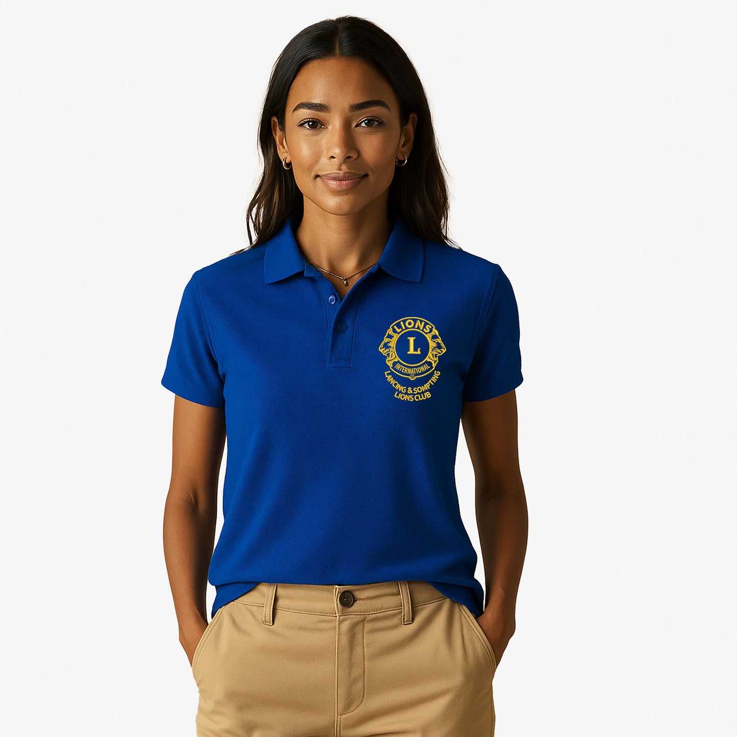 Lancing & Sompting Lions Club Emroidered Polo Shirt