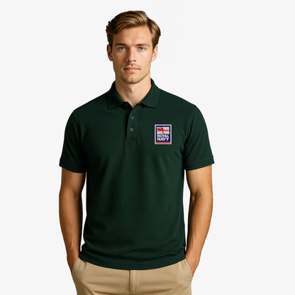 Royal Navy Polo Shirt with Embroidered Royal Navy Logo