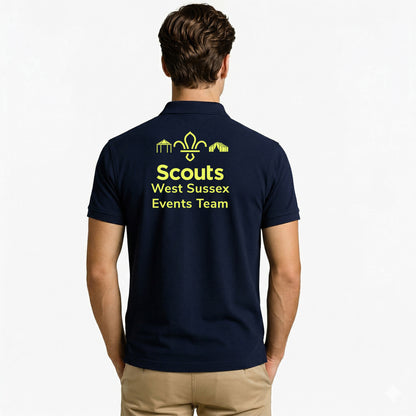 West Sussex Sussex Scouts Events Team Embroidered Polo Shirt