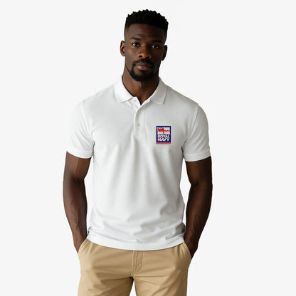 Royal Navy Polo Shirt with Embroidered Royal Navy Logo