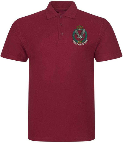 Army Air Corps Clothing,Army Air Corps Merchandise, Army Air Corps Veterans Clothing,Army Air Corps Polo Shirt Maroon