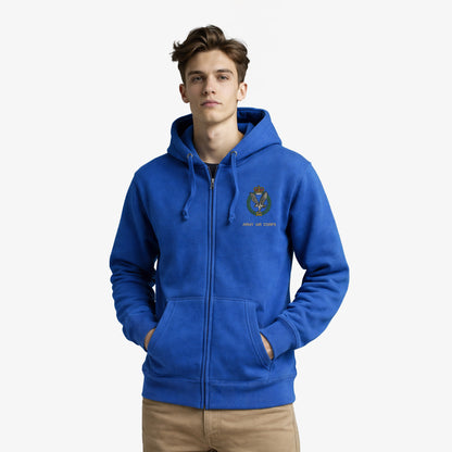 Army Air Corps Premium Zipped Embroidered Hoodie