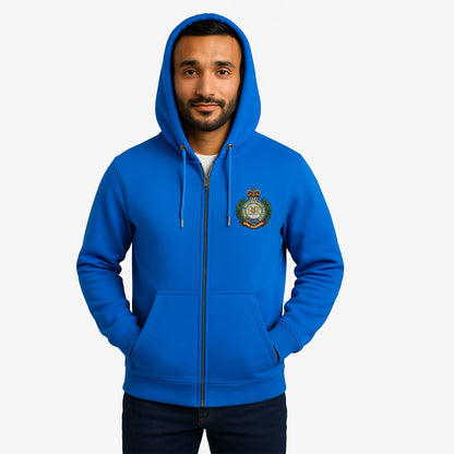 Royal Engineers Zipped Hoodie Embroidered Logo Premium Weight(330gsm)