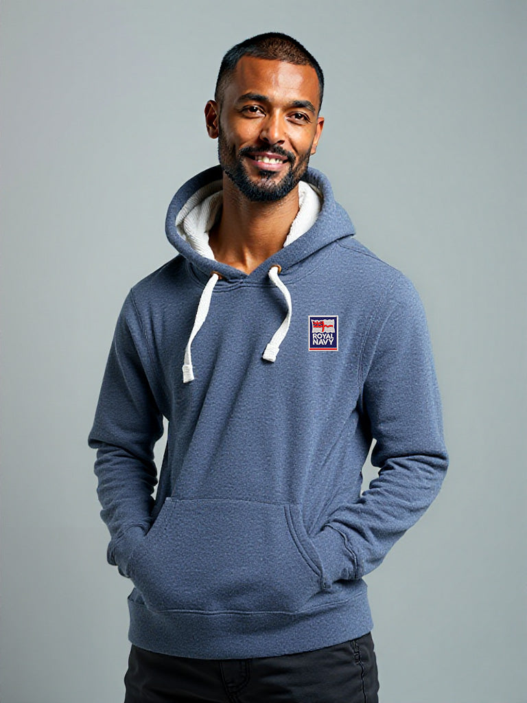 Royal Navy Hoodie|Ultra Premium Hoodie with Embroidered Royal Navy Logo