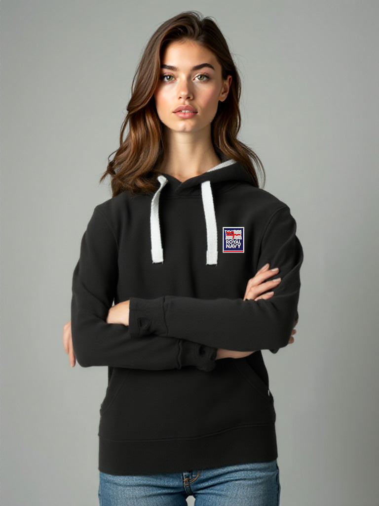 Royal Navy Hoodie|Ultra Premium Hoodie with Embroidered Royal Navy Logo