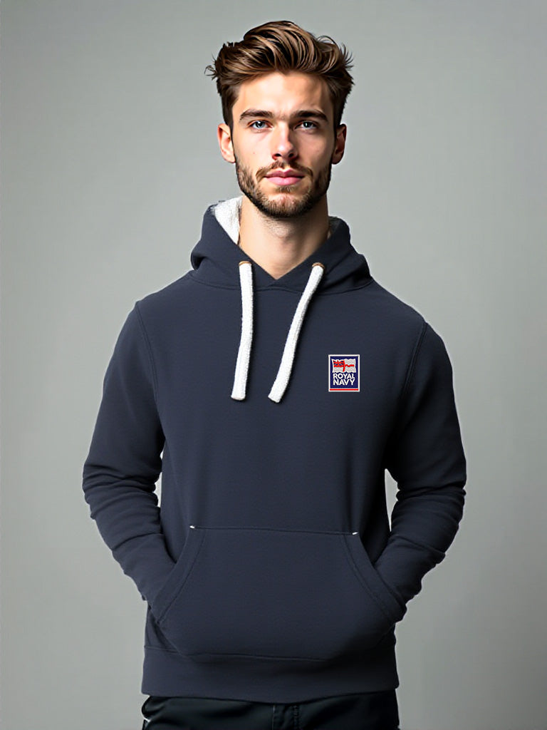 Royal Navy Hoodie|Ultra Premium Hoodie with Embroidered Royal Navy Logo