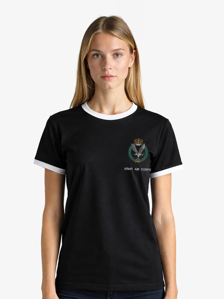 Army Air Corps Contrast Ringer T-Shirt