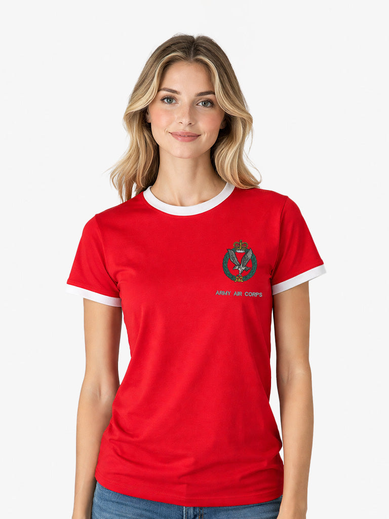 Army Air Corps Contrast Ringer T-Shirt