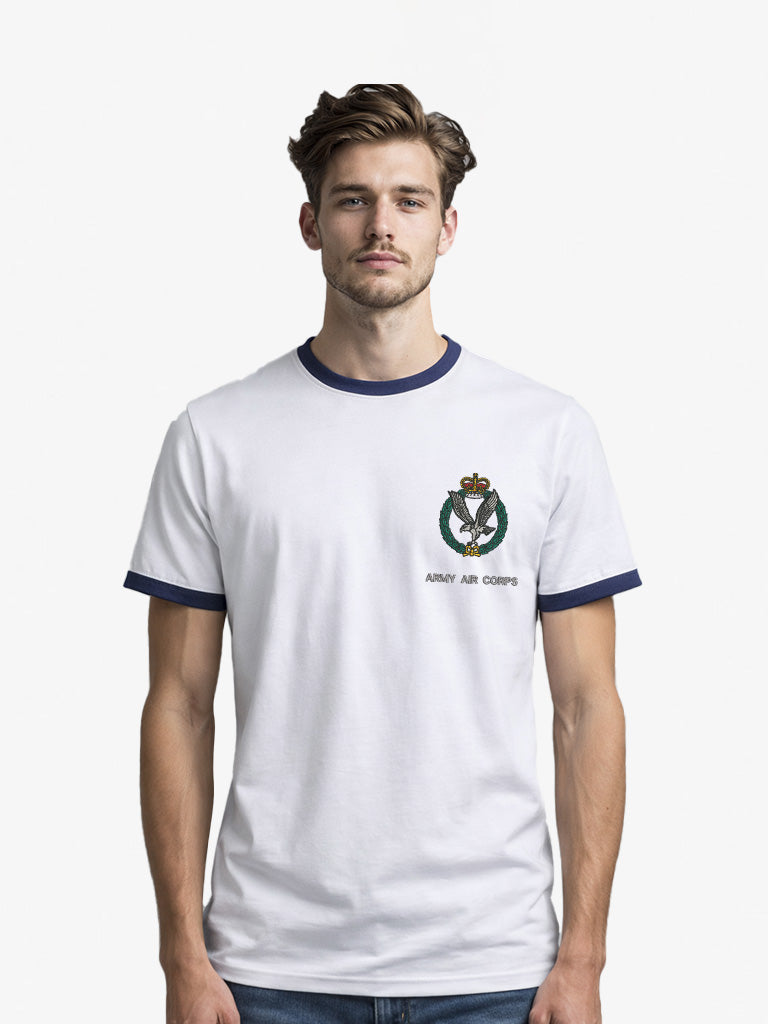 Army Air Corps Contrast Ringer T-Shirt