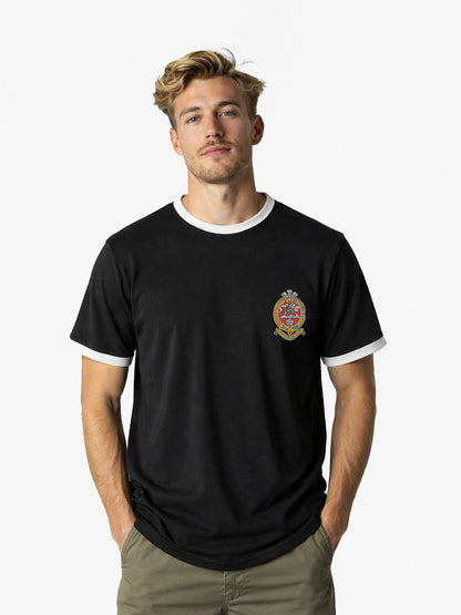 The Princess of Wales's Royal Regiment Contrast Ringer T-Shirt