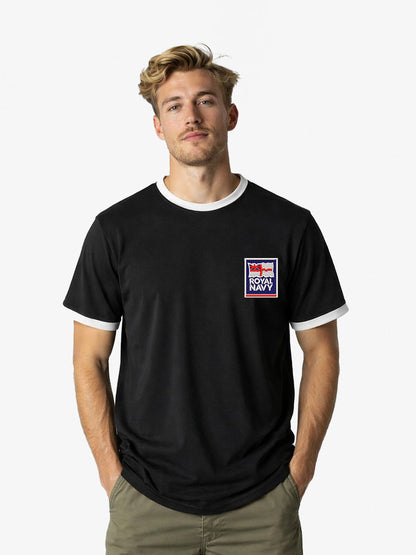 Royal Navy Contrast Ringer T-Shirt