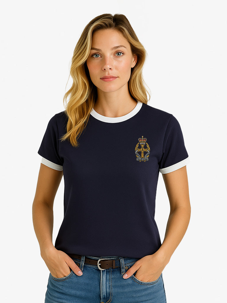 Queen Alexandra's Royal Army Nursing Corps Contrast Ringer T-Shirt