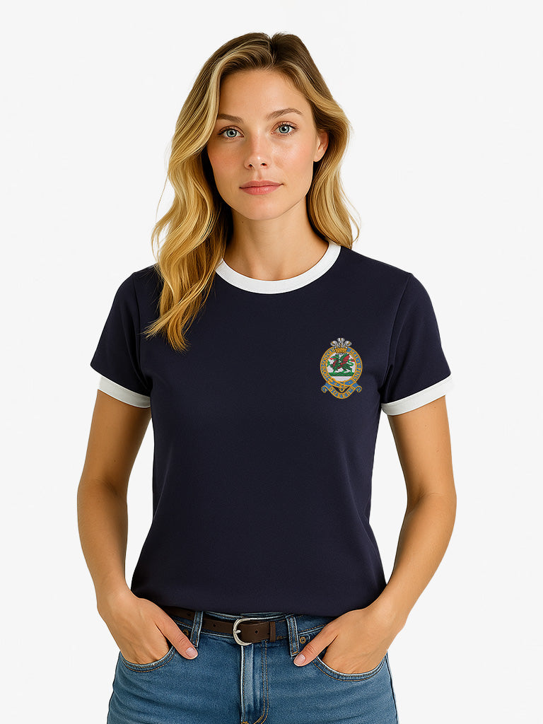 Queens Regiment Contrast Ringer T-Shirt