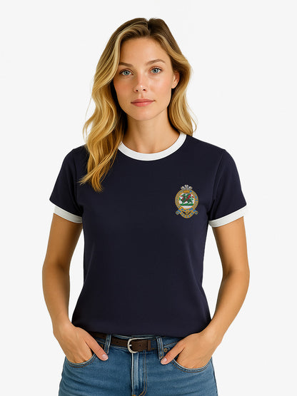 Queens Regiment Contrast Ringer T-Shirt