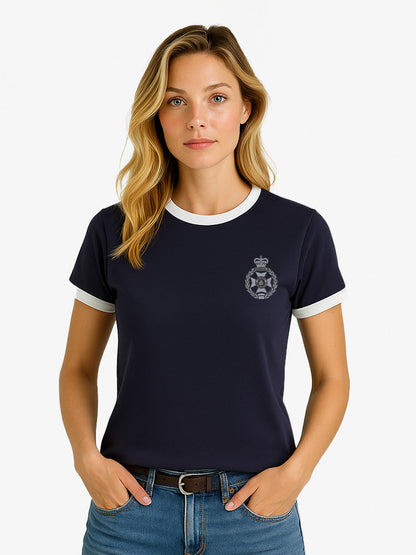 Royal Green Jackets  Contrast Ringer T-Shirt